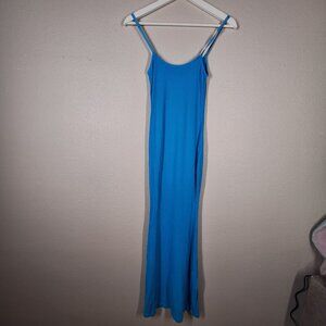 Pumiey Women Dresses Maxi Blue Size S